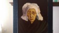 Cabeza de una mujer campesina vieja con gorra blanca ( Van Gogh )